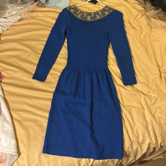 Vintage Couture Pat Sandler for Wellmore dress. It has two slightly hole. - Picture 3 of 4